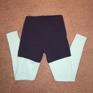 Gymshark Pants - Gymshark two tone leggings sapphire blue medium Gymshark Pants - Gymshark two tone leggings sapphire blue medium